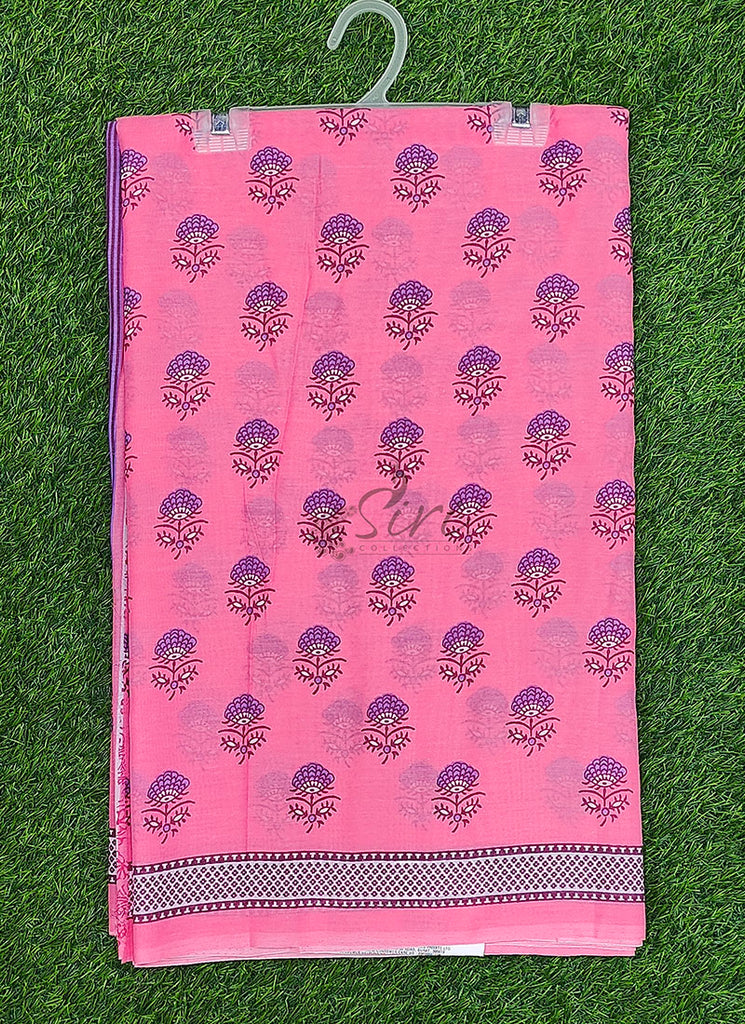 Beautiful Printed Garden Americano Chiffon Saree