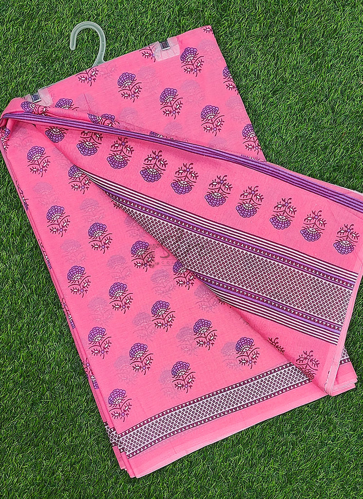 Beautiful Printed Garden Americano Chiffon Saree