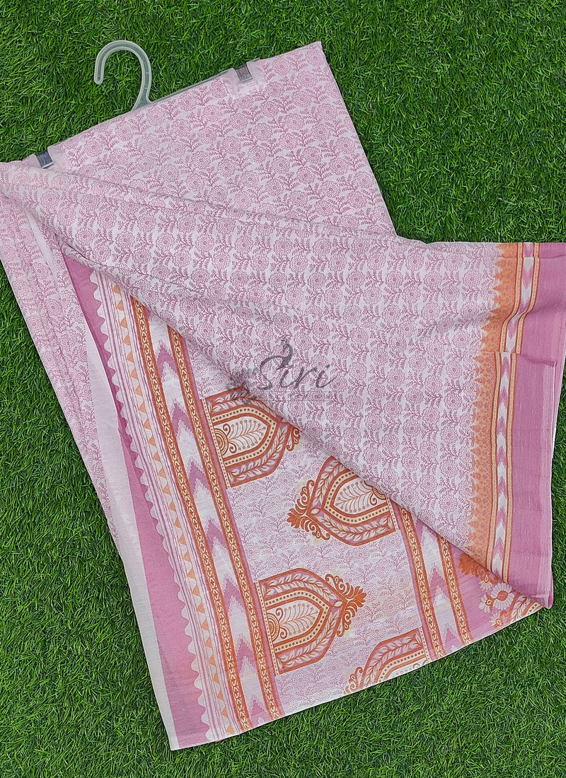 Beautiful Garden Vareli Americano Chiffon Saree