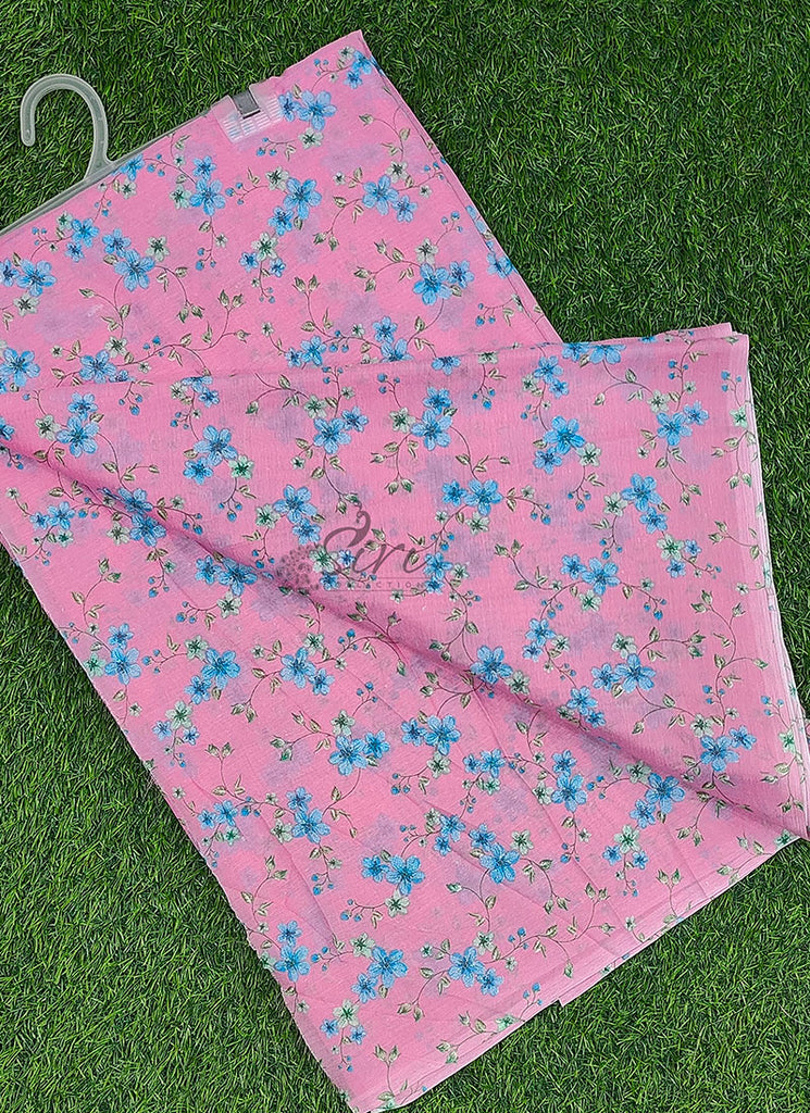 Beautiful Garden Vareli Americano Chiffon Saree