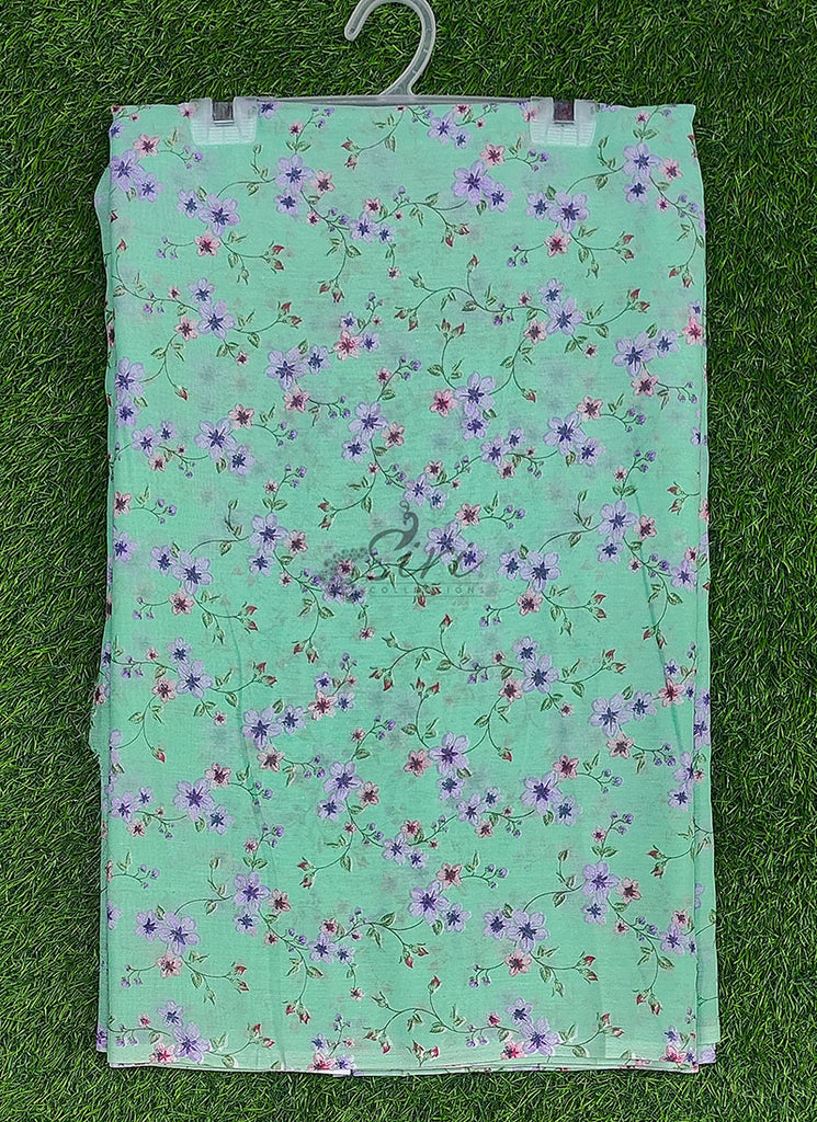 Beautiful Garden Vareli Americano Chiffon Saree