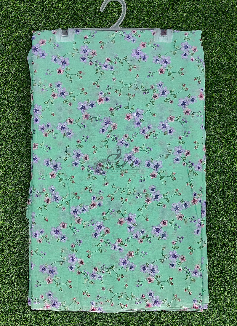 Beautiful Garden Vareli Americano Chiffon Saree