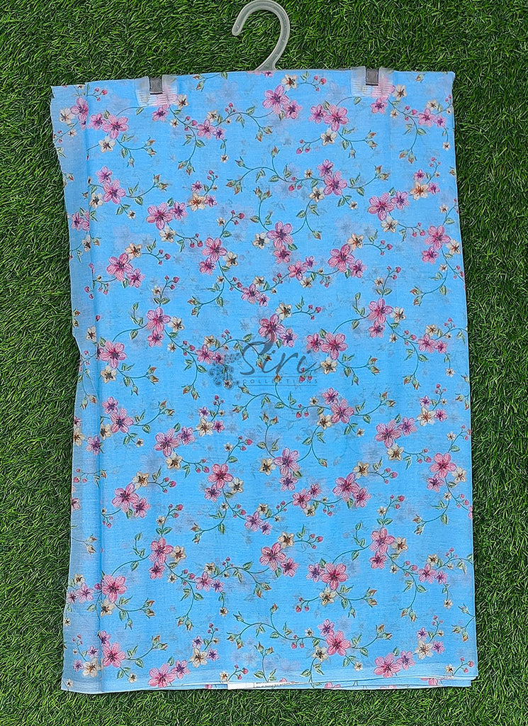 Beautiful Garden Vareli Americano Chiffon Saree