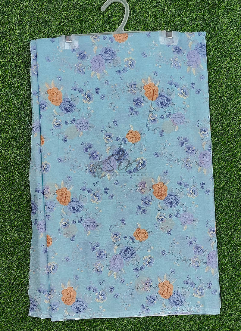 Beautiful Garden Vareli Americano Chiffon Saree