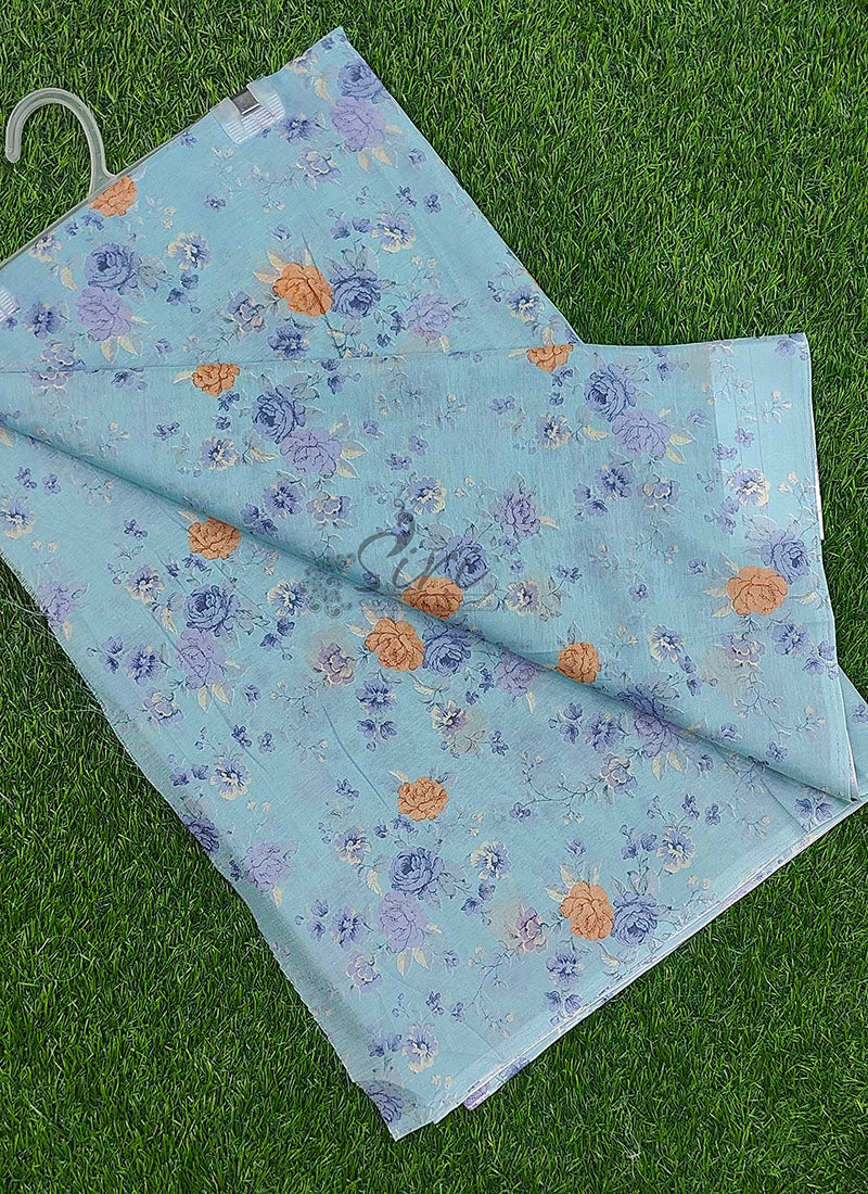 Beautiful Garden Vareli Americano Chiffon Saree