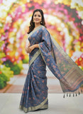 Beautiful Digital Print Viscose Crepe Saree