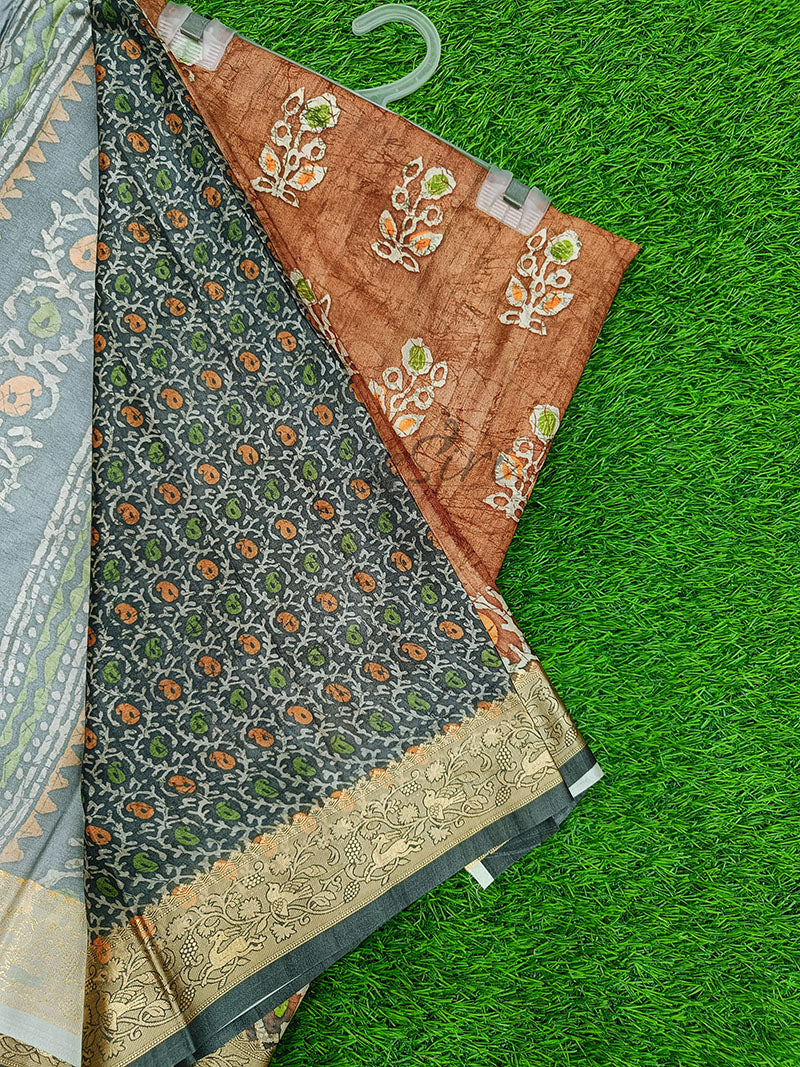 Beautiful Digital Print Viscose Crepe Saree