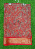 Beautiful Printed Moss Georgette Saree