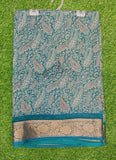 Beautiful Printed Moss Georgette Saree