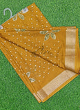 Lovely Printed Georgette Saree in Self Design