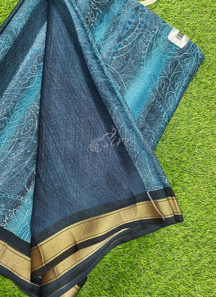 Lovely Soft Moss Georgette Saree