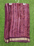 Lovely Soft Moss Georgette Saree