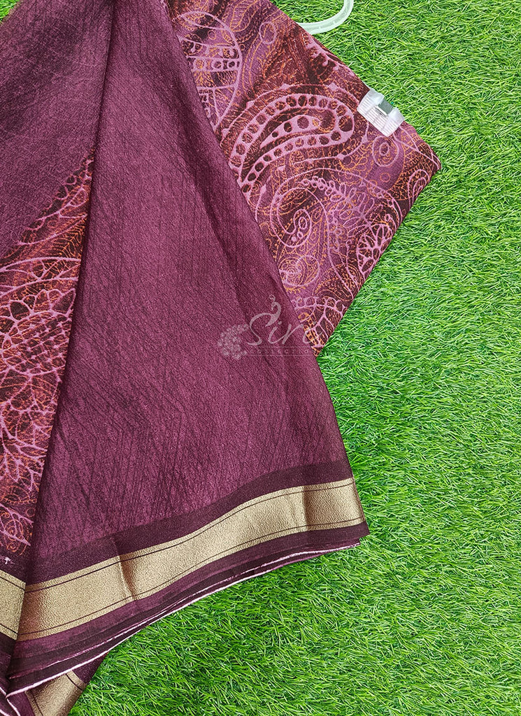 Lovely Soft Moss Georgette Saree