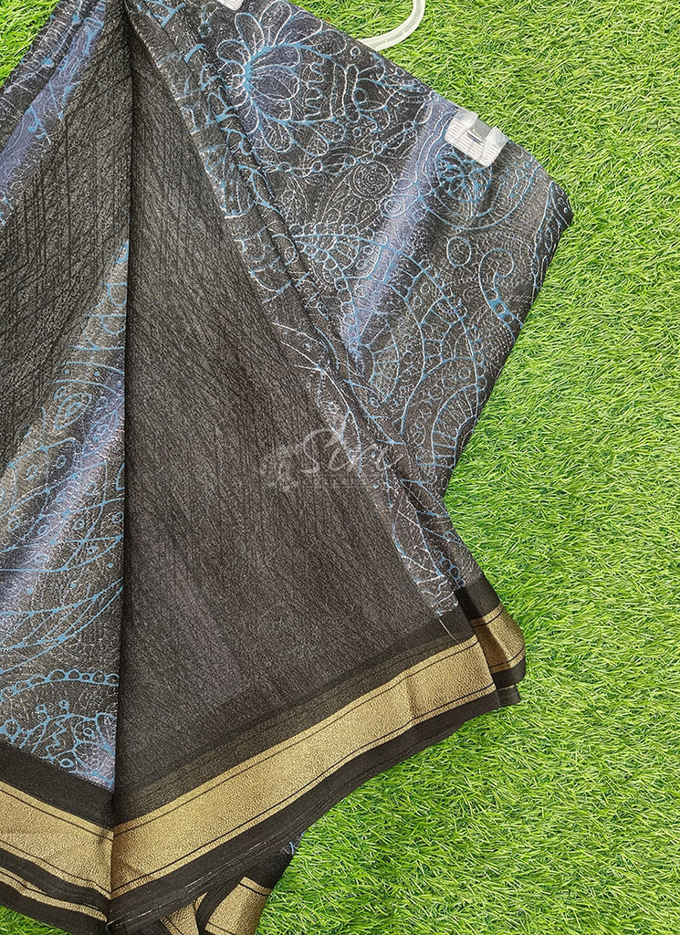 Lovely Soft Moss Georgette Saree