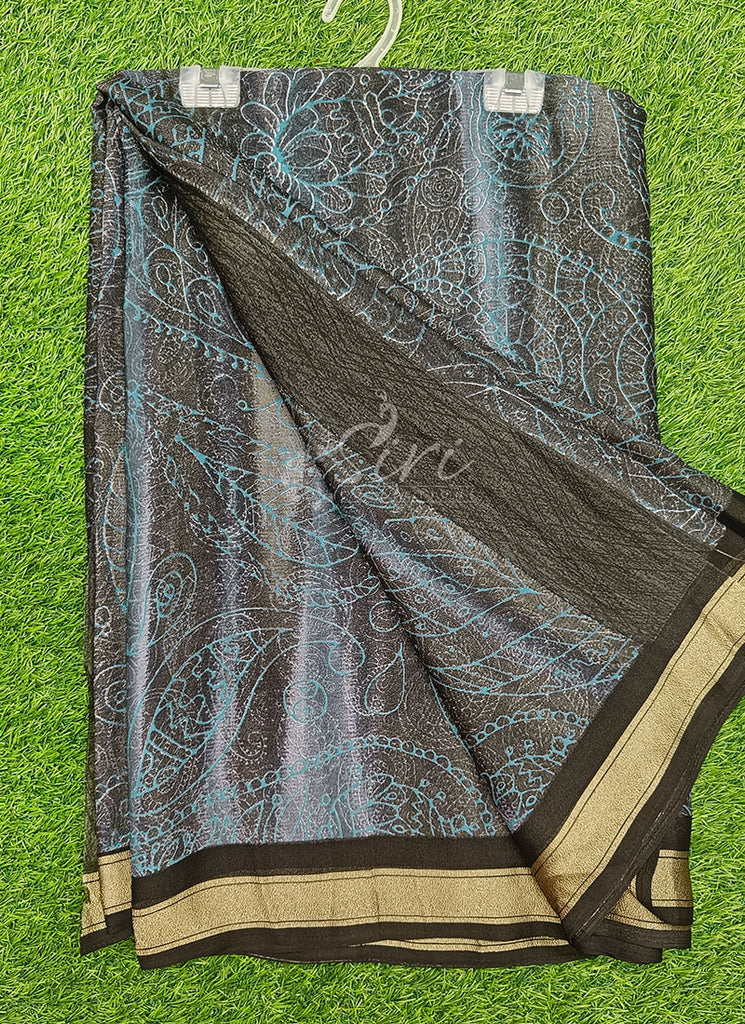 Lovely Soft Moss Georgette Saree