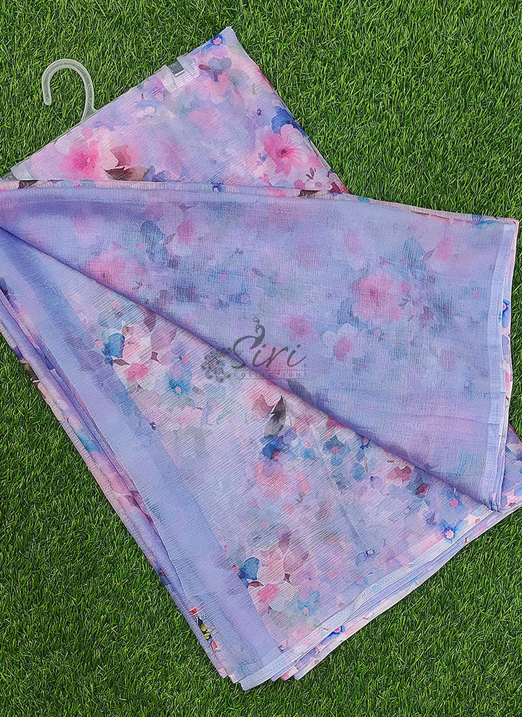 Latest Digital Print Nara Chiffon Saree with Blouse
