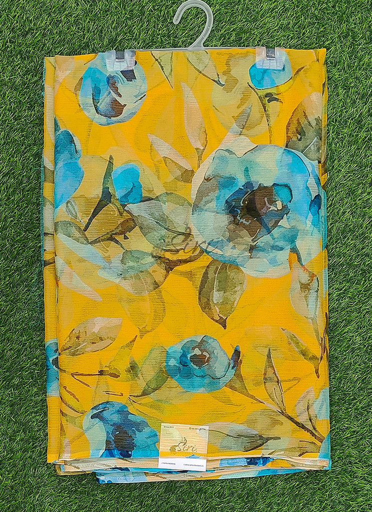 Latest Digital Print Nara Chiffon Saree with Blouse