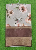 Lovely Digital Print Fancy Silk Saree