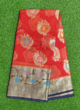 Beautiful Festive Banarasi Munga Kota Saree