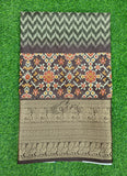 Beautiful Digital Print Kota Saree in Kanchi Borders