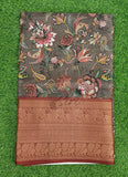 Beautiful Digital Print Kota Saree in Kanchi Borders