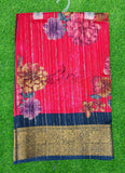 Beautiful Printed Fancy Silk Saree