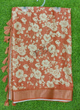 Beautiful Digital Print Soft Silk Saree