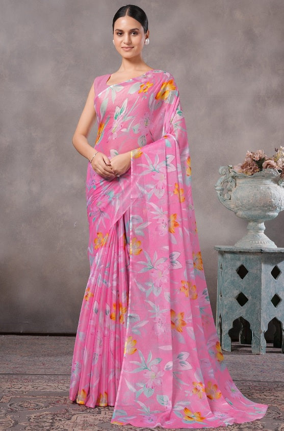 Exclusive Garden Vareli Nara Chiffon Saree