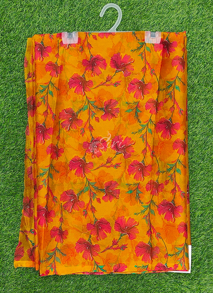 Garden Vareli Printed Nara Chiffon Saree