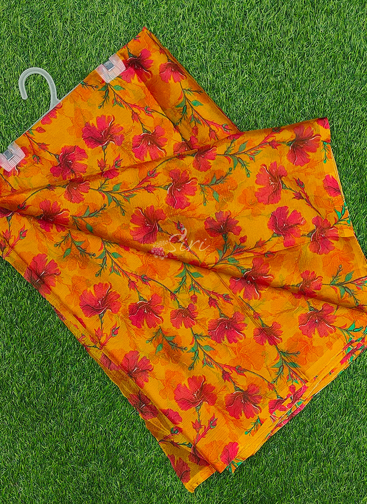 Garden Vareli Printed Nara Chiffon Saree