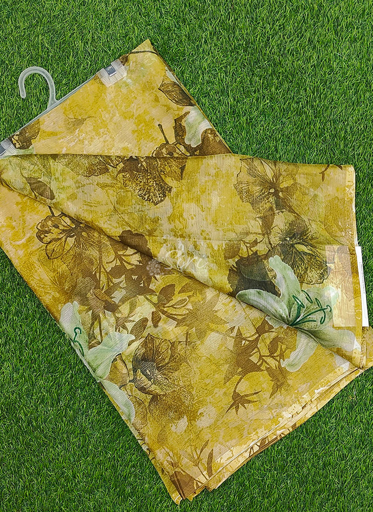Garden Vareli Printed Nara Chiffon Saree