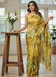 Garden Vareli Printed Nara Chiffon Saree