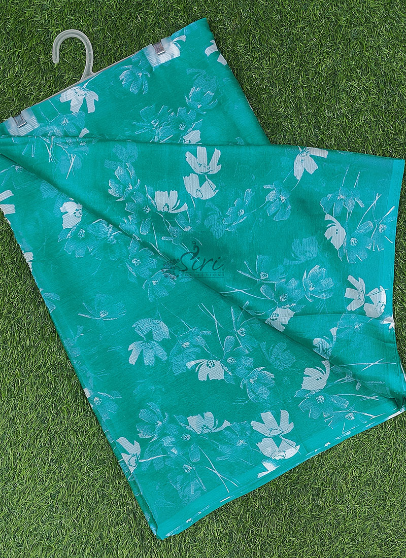 Garden Vareli Printed Nara Chiffon Saree
