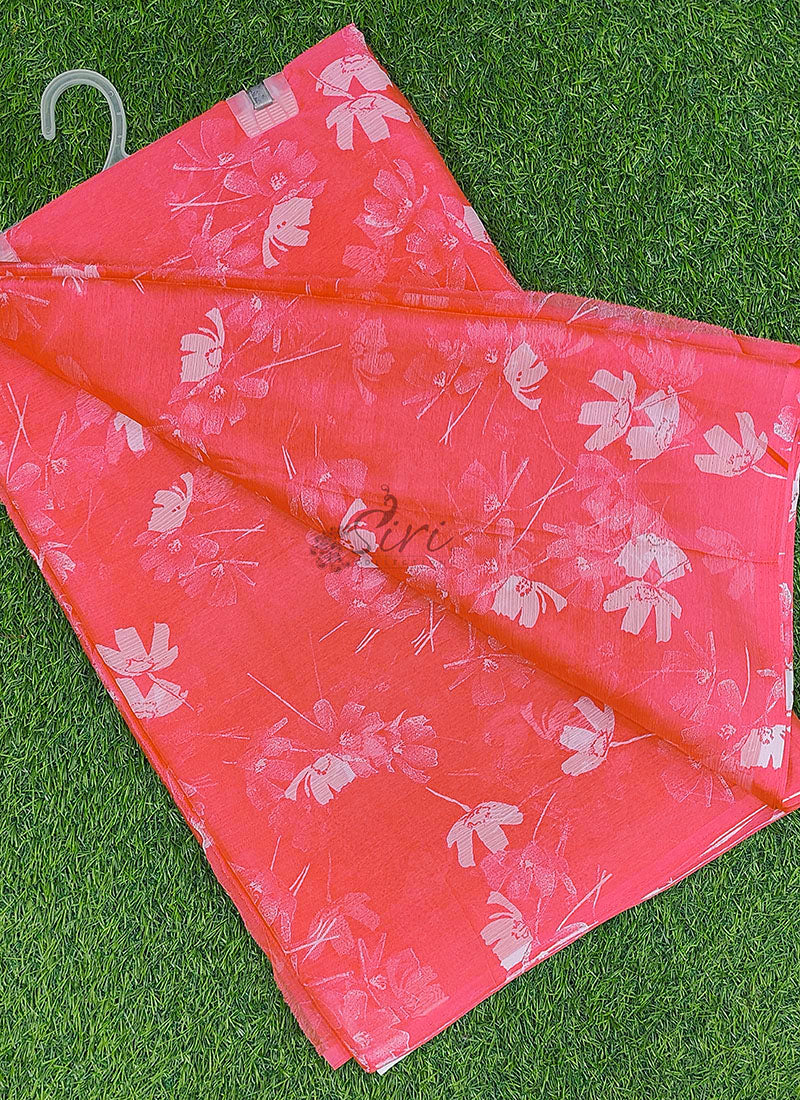 Garden Vareli Printed Nara Chiffon Saree