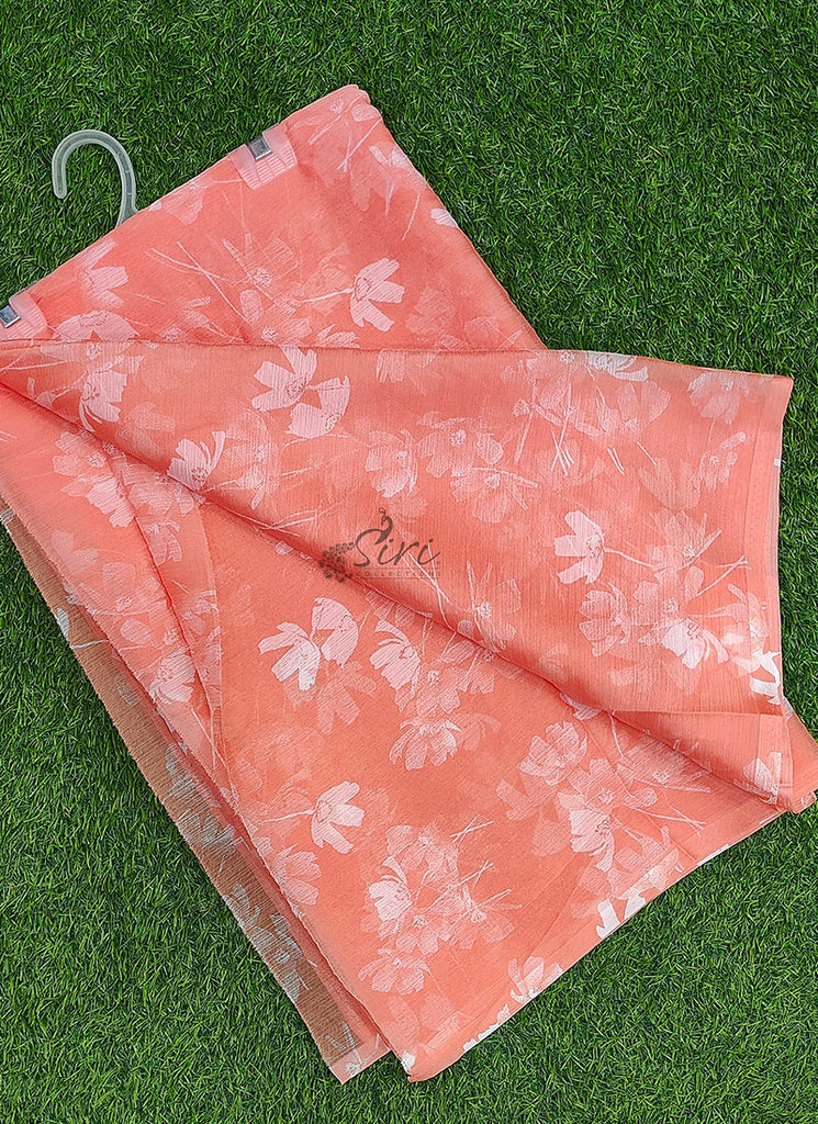 Garden Vareli Printed Nara Chiffon Saree