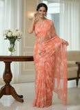 Garden Vareli Printed Nara Chiffon Saree