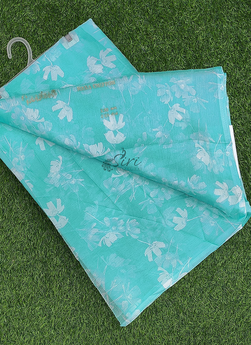 Garden Vareli Printed Nara Chiffon Saree