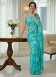 Garden Vareli Printed Nara Chiffon Saree