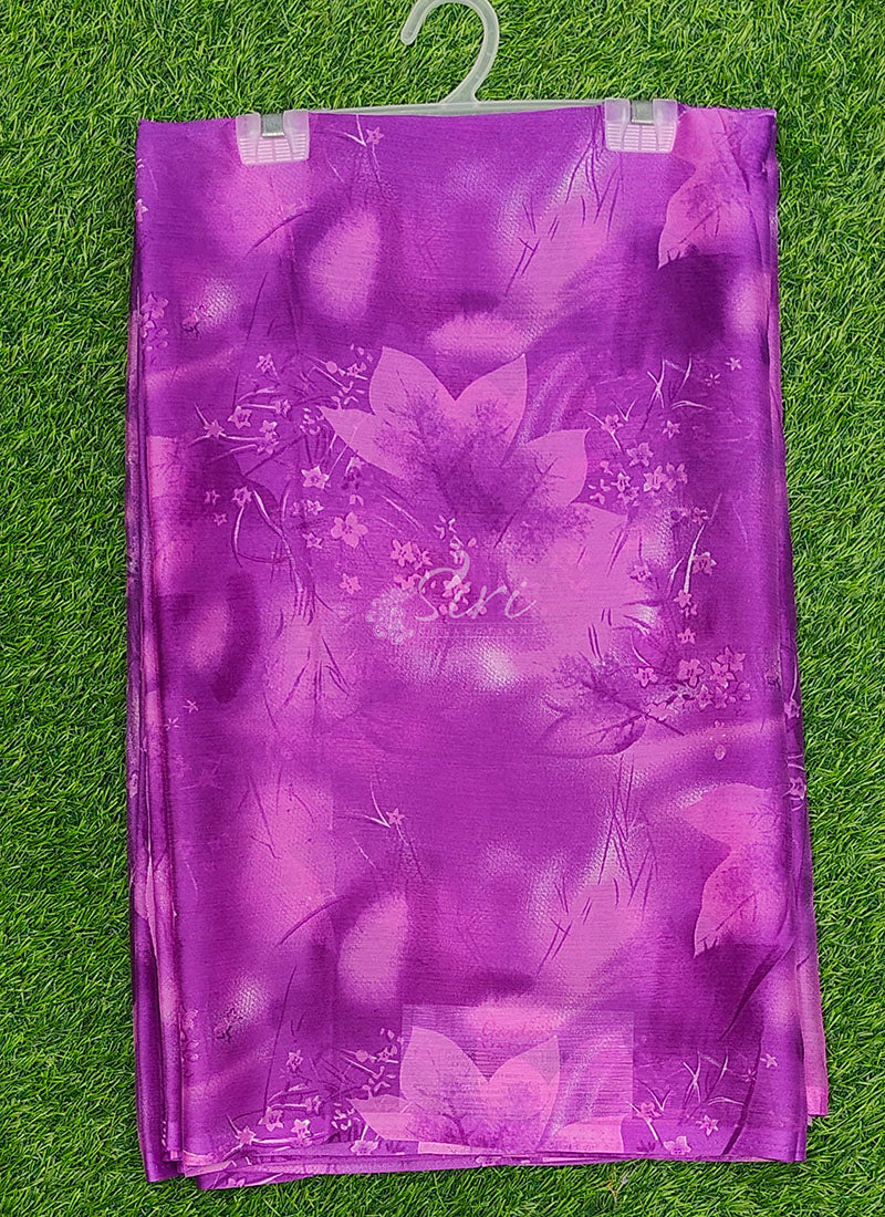 Garden Vareli Printed Nara Chiffon Saree
