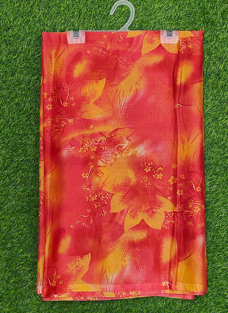 Garden Vareli Printed Nara Chiffon Saree
