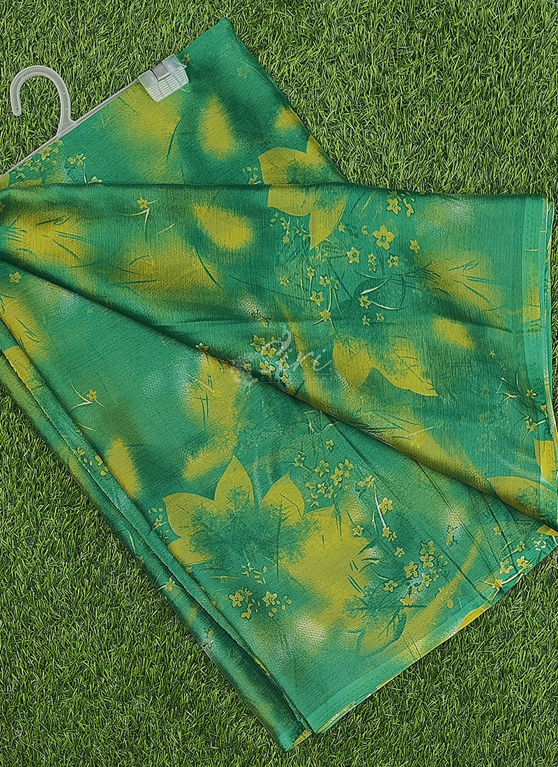 Garden Vareli Printed Nara Chiffon Saree