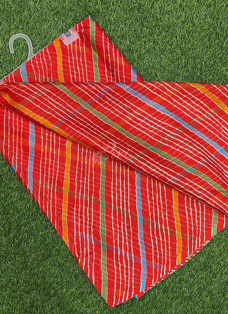 Garden Vareli Printed Nara Chiffon Saree