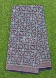 Ajrakh Print Pure Cotton Saree
