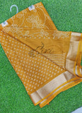 Lovely Printed Moss Georgette Saree