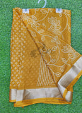 Lovely Printed Moss Georgette Saree
