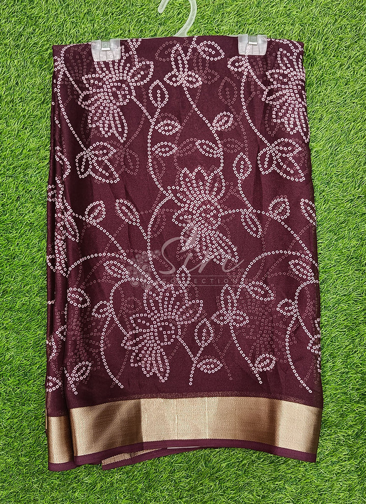Lovely Printed Moss Georgette Saree