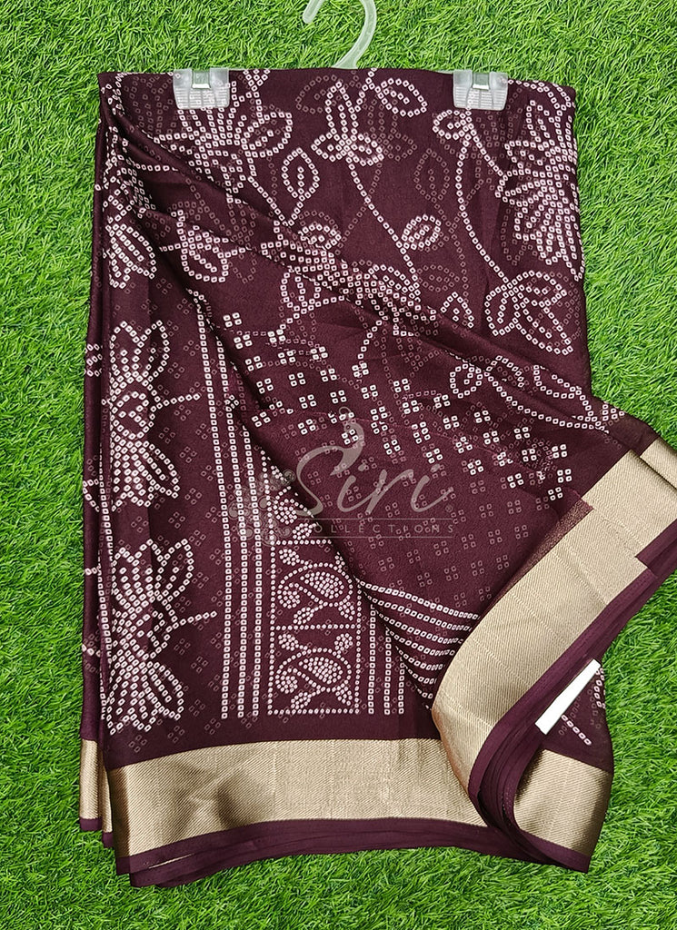 Lovely Printed Moss Georgette Saree