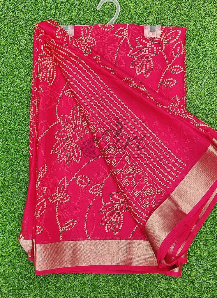 Lovely Printed Moss Georgette Saree