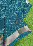 Lovely Printed Moss Georgette Saree