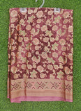 Beautiful Printed Brasso Saree in Foil Print